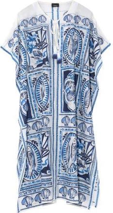 Echo Montauk Tile Caftan in Ultramarine at Nordstrom, Size X-Small