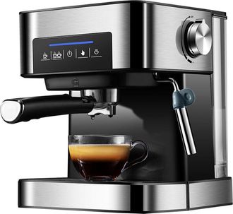 OEM M&aacute;quina De Espresso De 20 Bares, 15 Tazas, Dep&oacute;sito De Agua De 1,6 L, 850 W, Con Espumador De Leche A Vapor, Boquilla De Vapor Para Capuchino, Caf&eacute; He