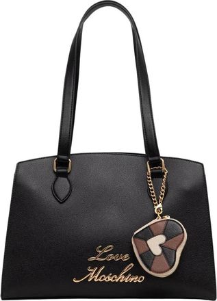 Love Moschino Shopper Bag - Dames - Schoudertassen - Zwart - ONE Size - Leer - Tassen