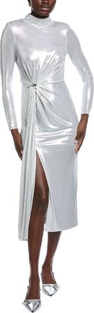 Carla Ruiz Gathered Front Midi Dress