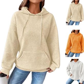 Generic Sweatshirt For Women Trendy,Quilted Hoodie,Pullover Sweatshirts For Women,Hoodies For Women Trendy,Womens Hoodie (Beige,3XL)