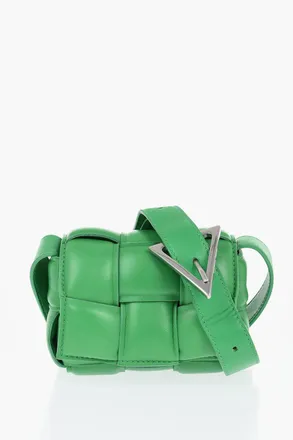 Bottega Veneta Woven Leather Minibag with Shoulder Strap Bottega Veneta