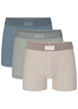 SKIMS Cotton-blend 3 Boxer Briefs - set of Three - Multicoloured 1 - Xxl