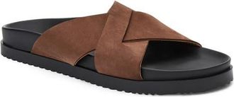 Bruno Magli Bologna Slide Sandal in Moka Nubuck at Nordstrom, Size 10.5