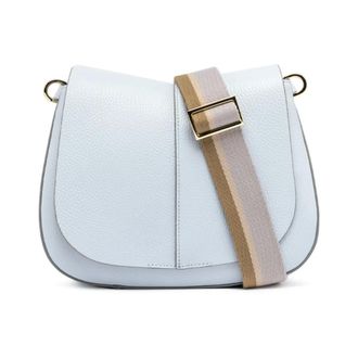 Gianni Chiarini Helena Round - Dames - Tassen - Blauw - Maat: ONE Size Leer