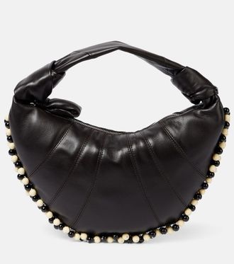 Christophe Lemaire Fortune Mini beaded leather shoulder bag