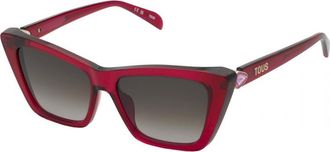 Tous Womens STOB82S540AFD 54 Sunglasses - Dark Red - One Size