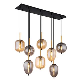 Globo Lighting Globo - L&aacute;mpara Colgante - Blacky - Negro - Vidrio - Gran L&aacute;mpara