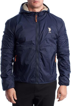 U.S.Polo Association Heren Omkeerbare Fleece- en Winddichte Jas US40126001