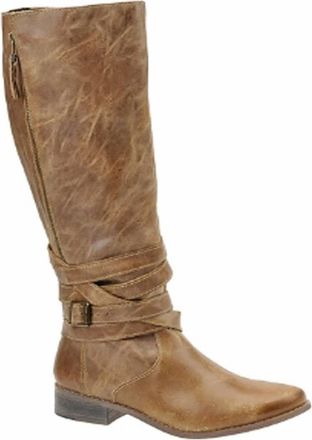 Kenneth Cole Womens Zap Iness Riding Boots In Beige