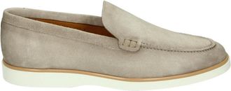 Magnanni Heren Instappers in Lichtgrijs Su&egrave;de - Heren - Loafers - Grijs - 45 EU - Su&egrave;de - Schoenen