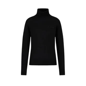 A|X Armani Exchange Turtlenecks, female, Black, Size: XL Dolcevita Turtleneck