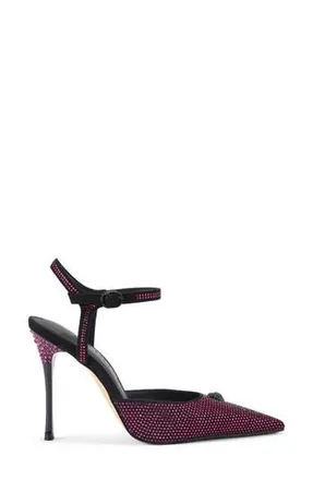 Kurt Geiger Eagle Point Ankle Strap Pump in Open Pink at Nordstrom Rack, Size 10.5