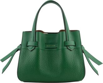 Pourchet Blossom PM - Dames - Handtassen - Groen - ONE Size - Leer - Tassen