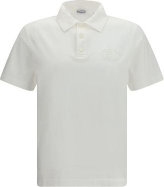 Burberry Witte Katoenen Poloshirt