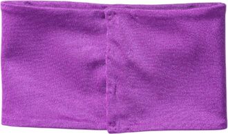 Dolce & Gabbana Purple Nylon Stretch Women Neck Warmer Scarf Elastane