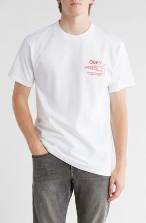 Obey Magic Graphic T-Shirt in White at Nordstrom Rack, Size Xx-Large