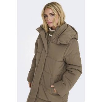 Jacqueline de Yong gewatteerde jas bruin