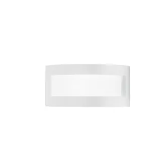 Luce-Ambiente-Design aplique Cervinia en Yeso Blanco Pintable 25x12x13cm