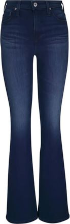 AG - Adriano Goldschmied Jeans Farrah con bottoni - Blu