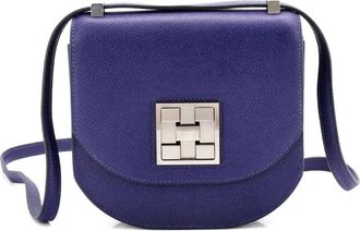 Herm&egrave;s Mosaique au 24 Bag Epsom 17 crossbody bag - Blu