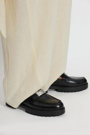 Tory Burch LeeLee Lug Shoes, Loafers Type, Womens, Black