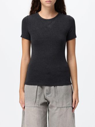 Eleh T-shirt girocollo in misto cotone e viscosa con vestibilit&agrave; slim