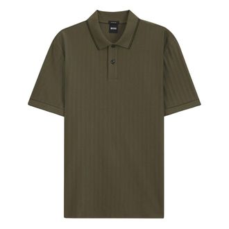 HUGO BOSS Tops, Heren, Groen, 3Xl, Polo Shirt