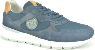 Nero Giardini Blauw Combi Runner N Sneakers - Heren - Sneakers - Blauw - 40 EU - Schoenen