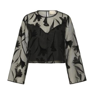 Soaked In Luxury Dames, Blouses & Shirts, Zwart, Maat: XL