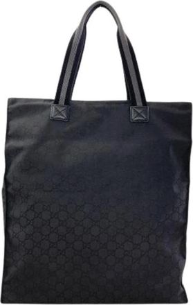 Gucci Pre-owned Vintage Tote Bag - Dames - Vintage Shopper - Zwart - ONE Size - Nylon - Vintage