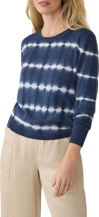Faherty Cashmere Crewneck Sweater in Indigo Tie Dye at Nordstrom Rack, Size Xx-Small