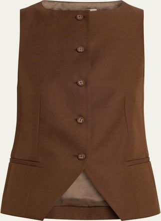 Officine G&eacute;n&eacute;rale Lane Italian Linen Vest