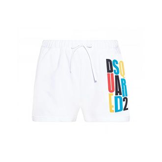 Dsquared2 Donna, Pantaloncini, Bianco, L, new