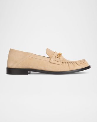 Balmain Men & apos;s Suede Bit Loafers