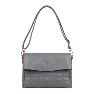Pierre Cardin Gewatteerde Schoudertas - Dames - Schoudertassen - Grijs - ONE Size - Leer - Tassen