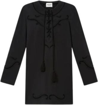 Isabel Marant Vestido Elka - Dresses - Mujer - Negro - XS