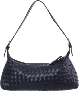 Adornia Black Woven Shoulder Bag