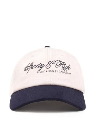 Sporty & Rich logo baseball cap - Neutrals