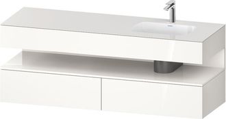 Duravit Qatego Lavabo Encastrado Con Base De Lavabo Consola, - Duravit