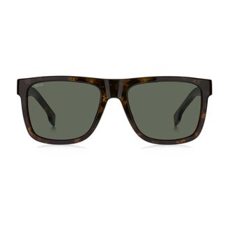 HUGO BOSS Hugo, Sunglasses, female, Brown, Size: 55 MM Blue Sunglasses