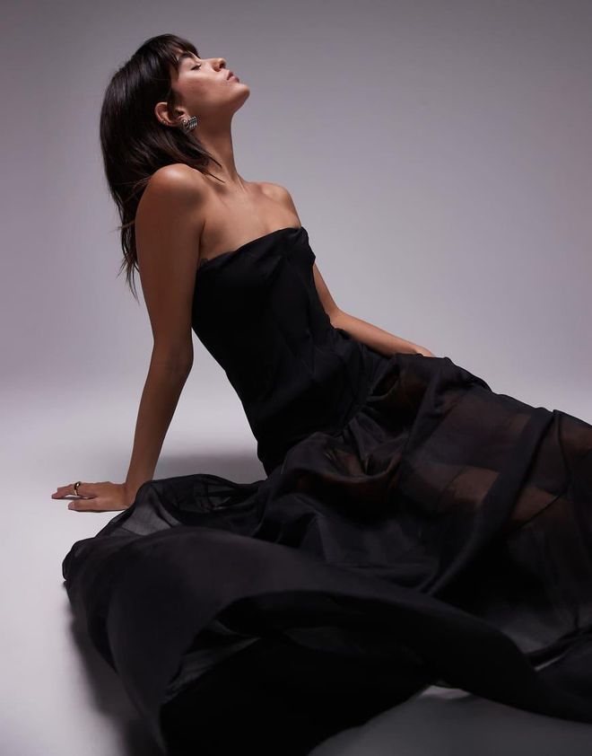 Robe Longue Robe Crepe De Soie Mango Mango Capsule Robe Longue