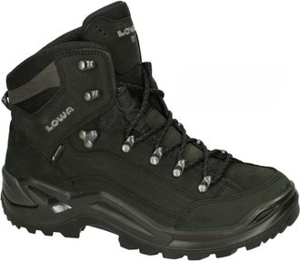 Lowa Renegade GTX Mid Wide - Heren - Wandelschoenen - Zwart - 41 EU - Leer - Fitness