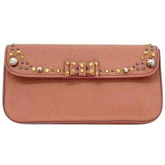 Miu Miu Borsa Clutch Pre-owned - - Pre-owned - Donna - Rosa - ONE SIZE