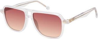 Colors In Optics Redford Sunglasses in Crystal at Nordstrom
