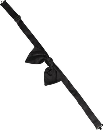Dolce & Gabbana Silk Adjustable Bow Tie - Black