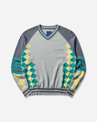 Asics Novalis Laricoid Knit Jumper Blue Haze / Lemon