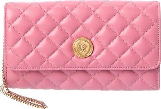 Versace Iconic Leather Wallet On Chain