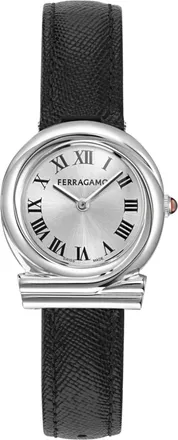 Ferragamo Gancini Twisted Leather Watch