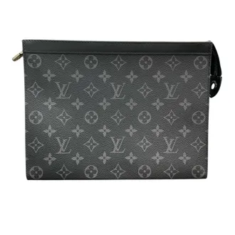 Louis Vuitton Black Monogram Eclipse Monogram Eclipse Clutch Bag Pouch (Pre-Owned)